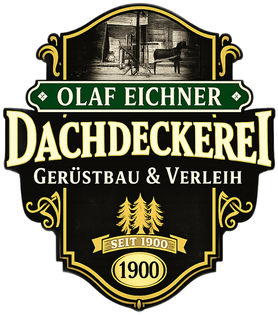 Olaf Eichner Dachdeckerei · Gerüstbau & Verleih · seit 1900